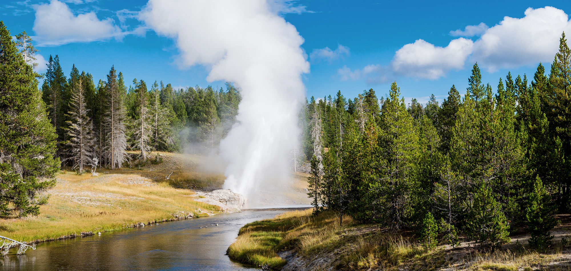 river geyser Yellowstone